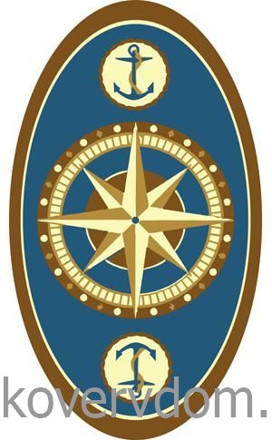 Ковер Морской ОВАЛ Ковер Морской ОВАЛ