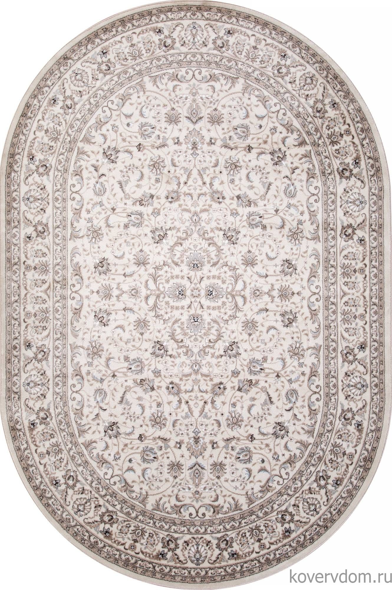 Ковер VALENCIA DELUXE F014 CREAM Овал Ковер VALENCIA DELUXE F014 CREAM Овал