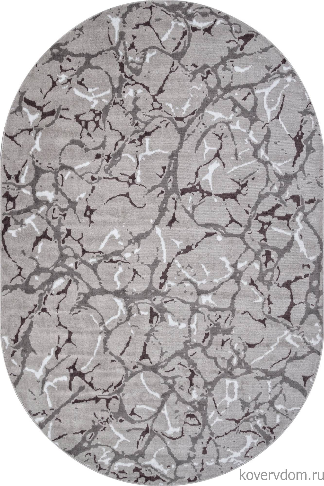 Ковер SILVER F389 GRAY Овал Ковер SILVER F389 GRAY Овал