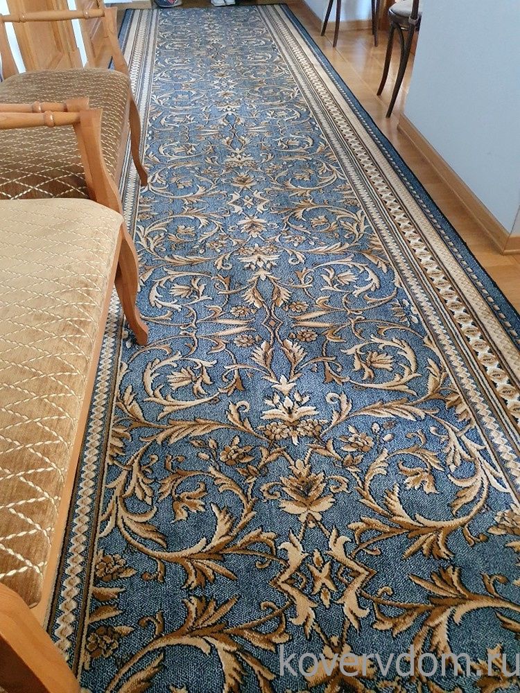 Ковровая композиция в храм 39-38 сине-голубая