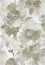 Ковер из вискозы с цветами MAYUMI 85016 6222