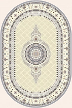 Ковер Amira 4836A L.Grey-L.Grey Овал