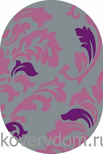 Ковер SUNRISE v812 GRAY-LILAC Овал