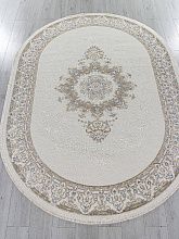 Круглый ковер ESSA 27236A CREAM / BLUE Овал