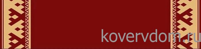 Красная ковровая дорожка с ненецким узором Красная ковровая дорожка с ненецким узором