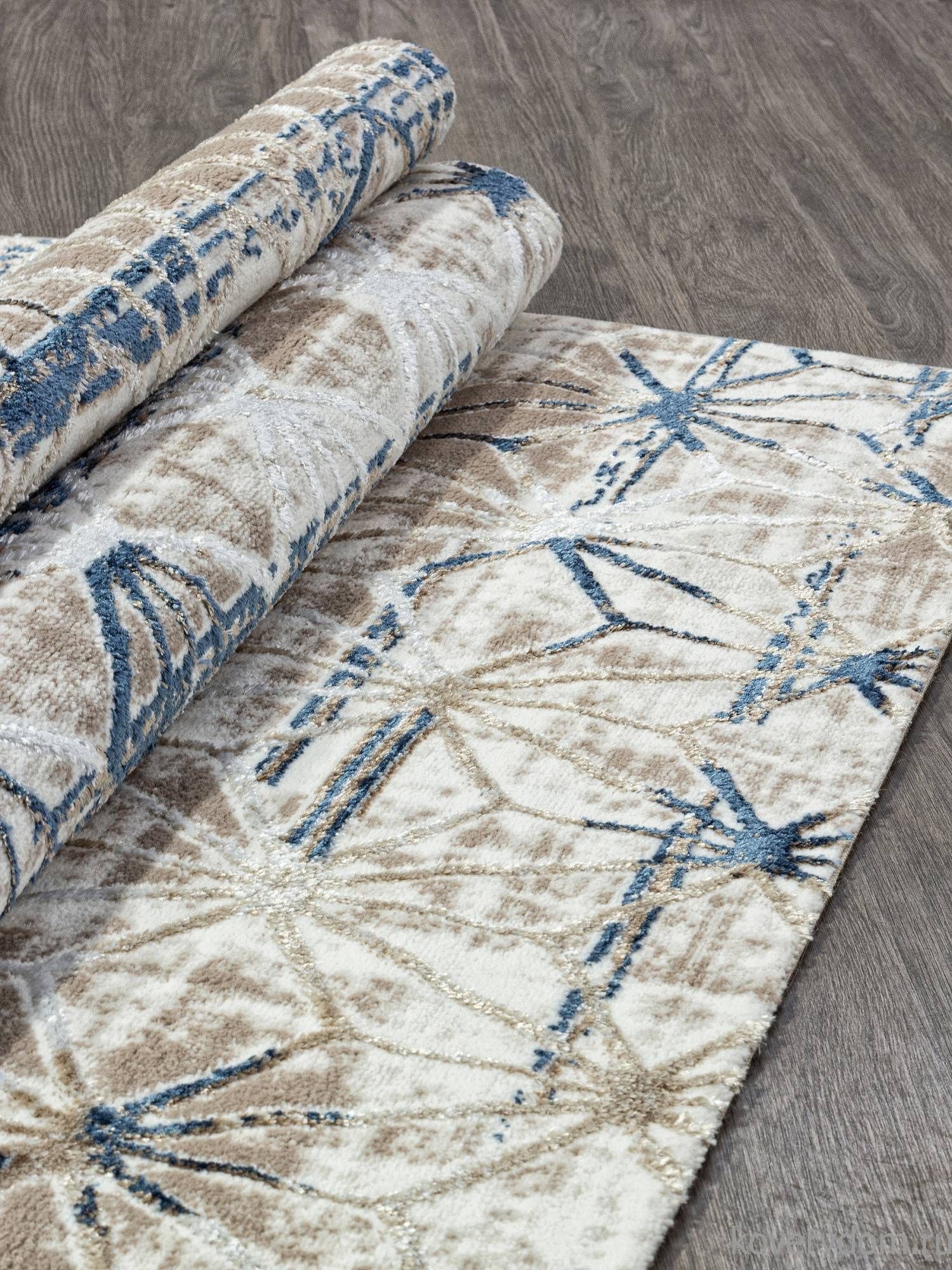Ковер ANTEP O1703 630 CREAM / BLUE Ковер ANTEP O1703 630 CREAM / BLUE