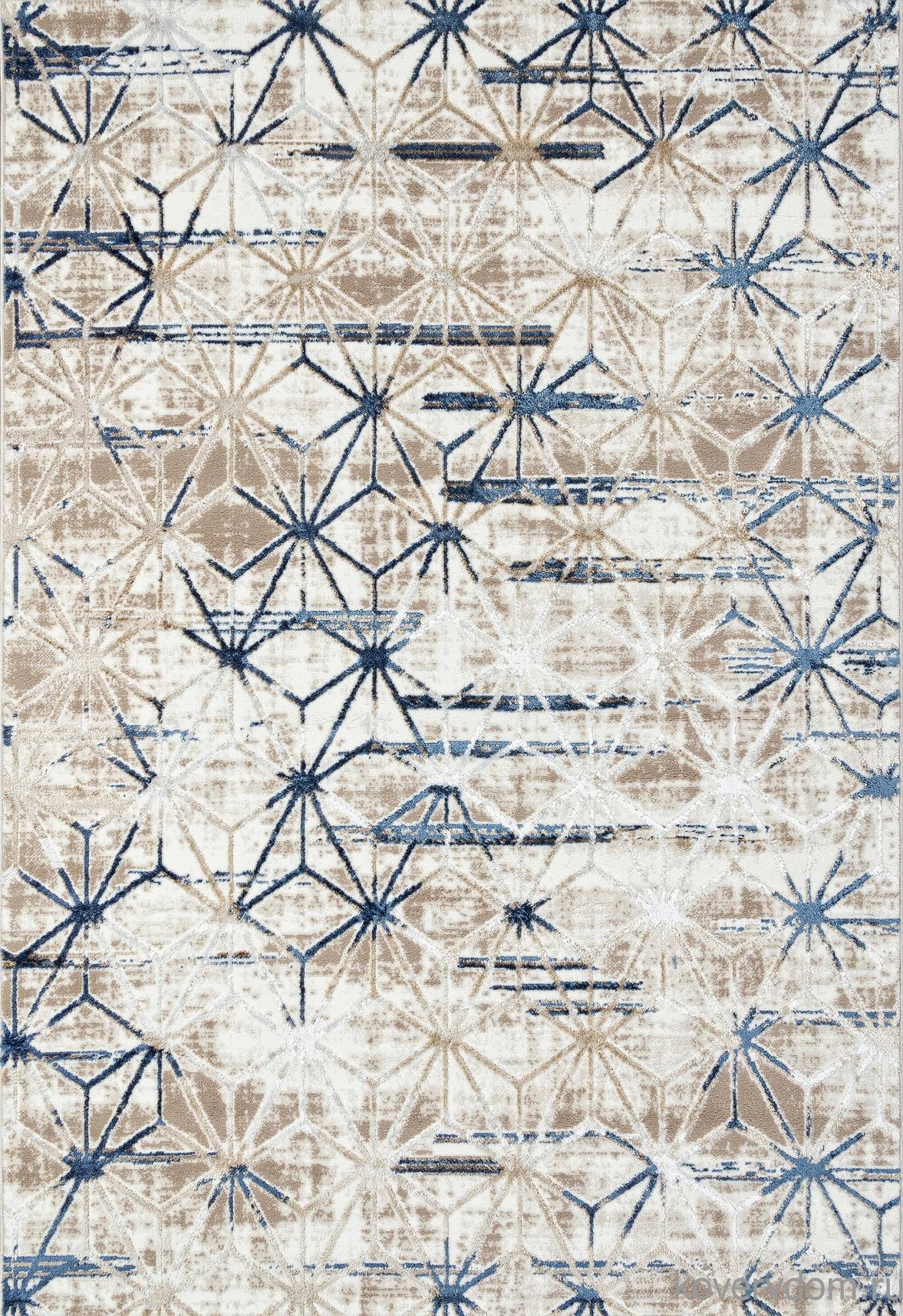 Ковер ANTEP O1703 630 CREAM / BLUE Ковер ANTEP O1703 630 CREAM / BLUE