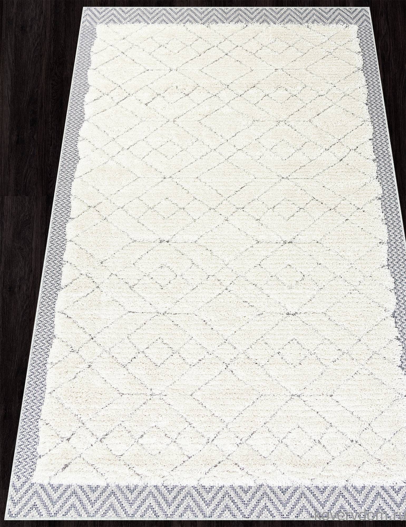 Ковер TUNIS 5682A WHITE / L.GRAY Ковер TUNIS 5682A WHITE / L.GRAY