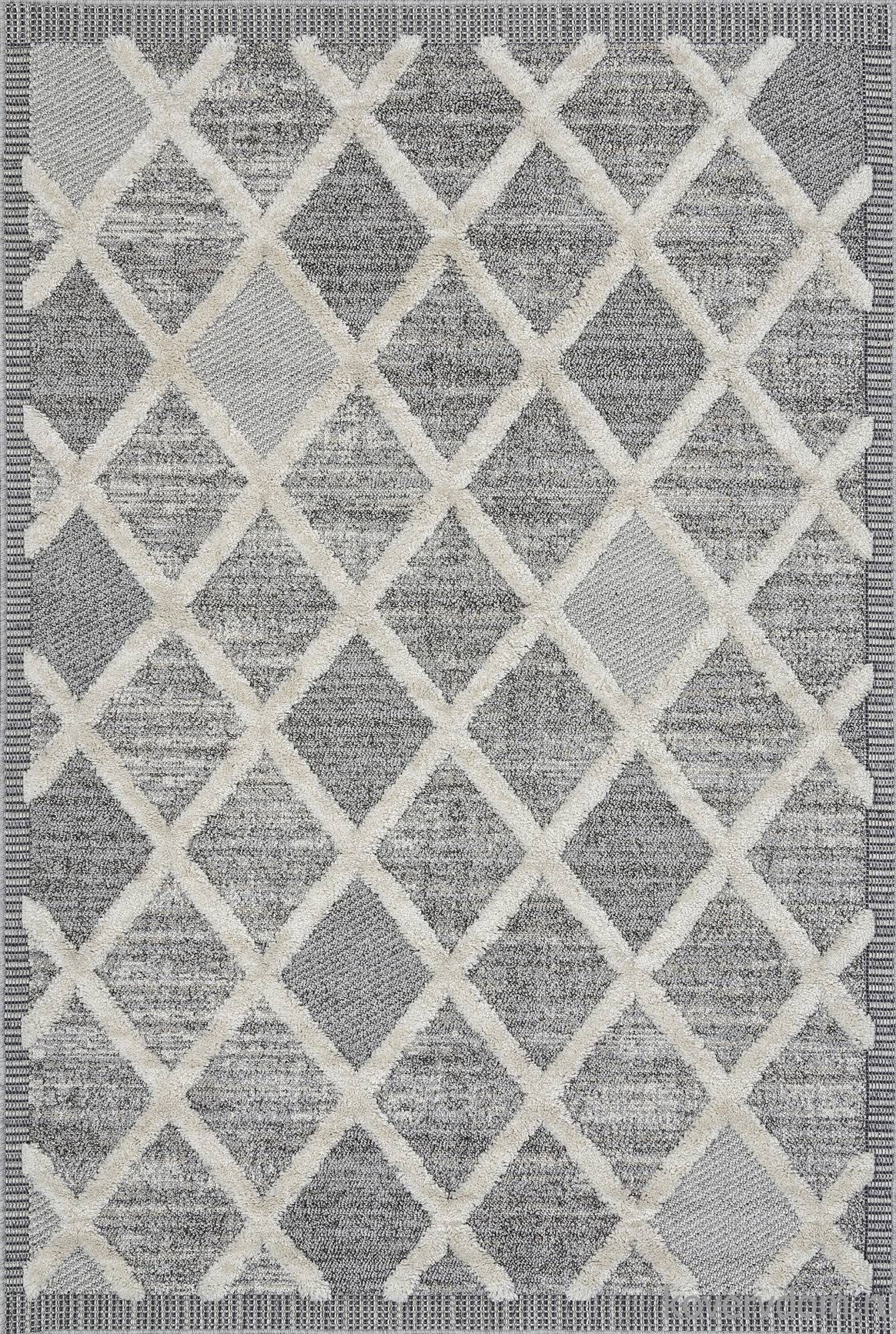 Ковер TUNIS 6605A WHITE / L.GRAY Ковер TUNIS 6605A WHITE / L.GRAY