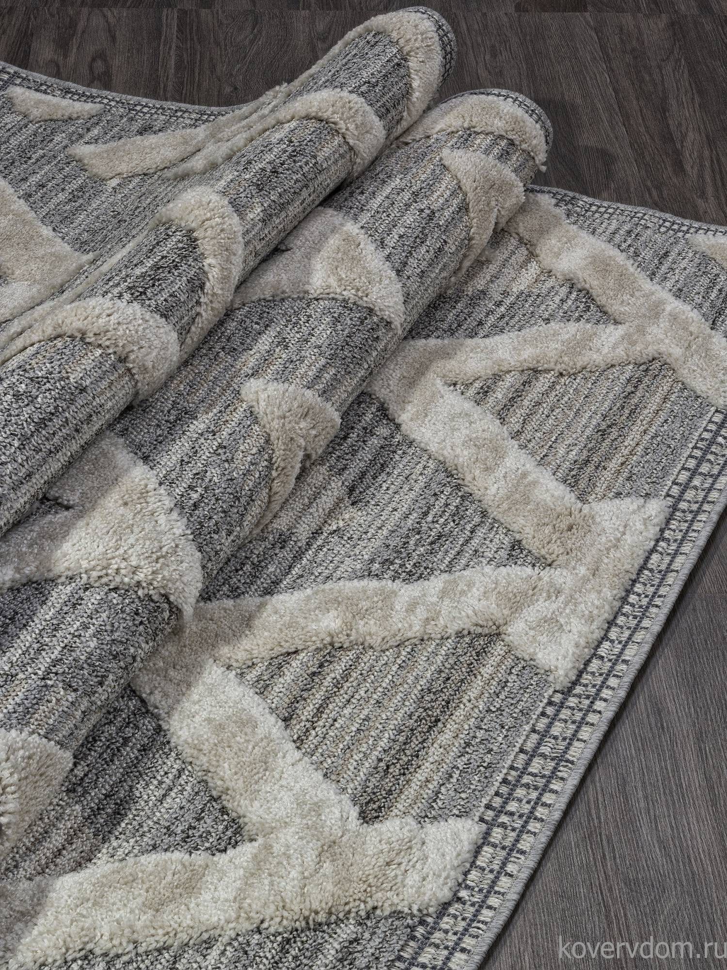 Ковер TUNIS 6610A WHITE / L.GRAY Ковер TUNIS 6610A WHITE / L.GRAY