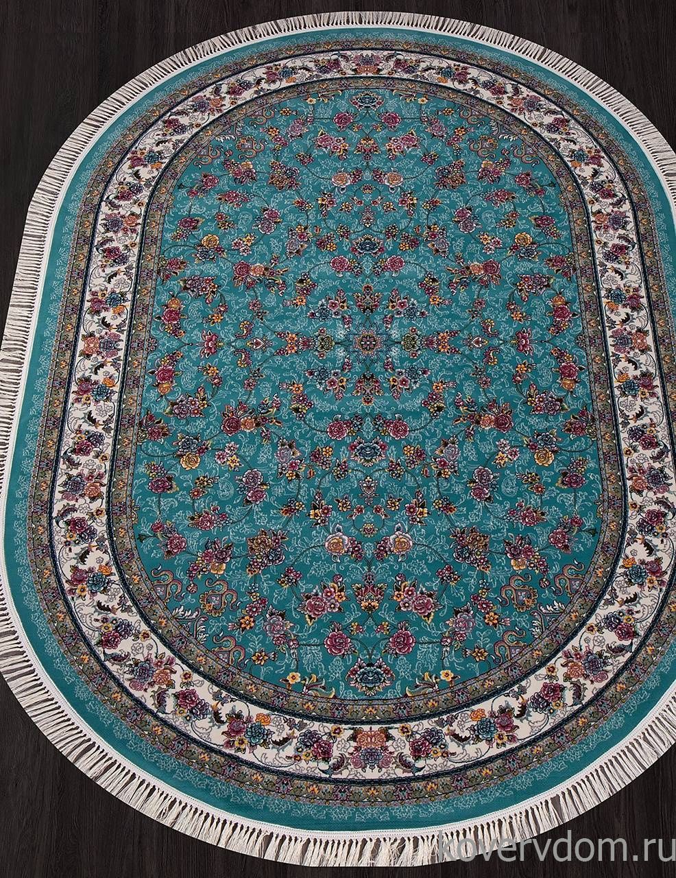 Ковер TEHRAN 7513 BLUE Овал