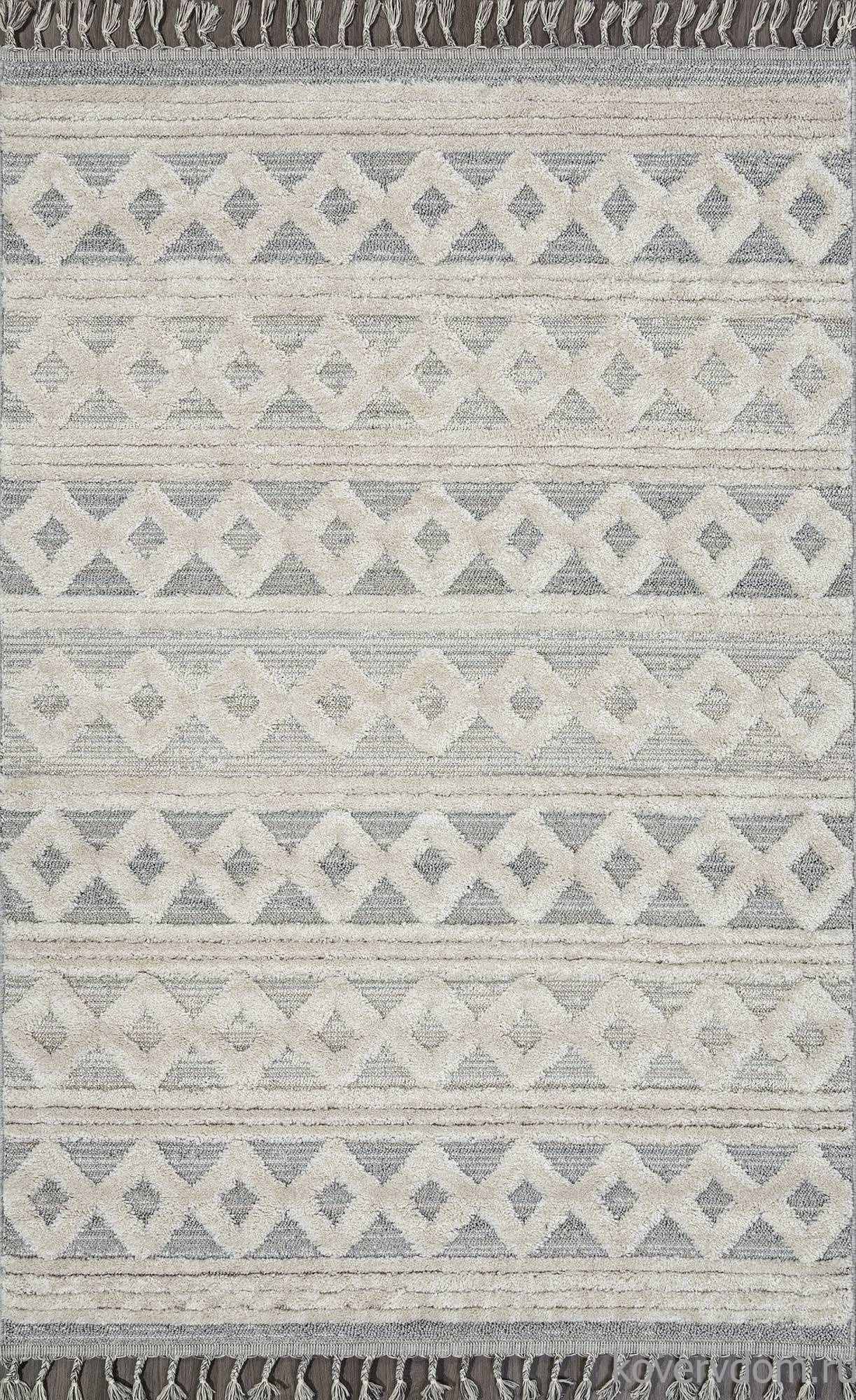 Ковер TUNIS 6608B WHITE / L.GRAY Ковер TUNIS 6608B WHITE / L.GRAY