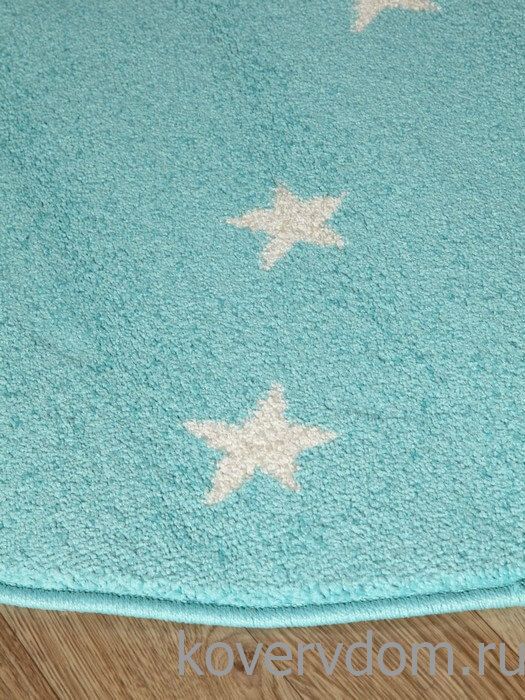 Ковер детский FUNKY TOP STARF blue ROUND Ковер детский FUNKY TOP STARF blue ROUND