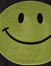 Круглый ковер в зал SMILE 2 NC19 GREEN Круг