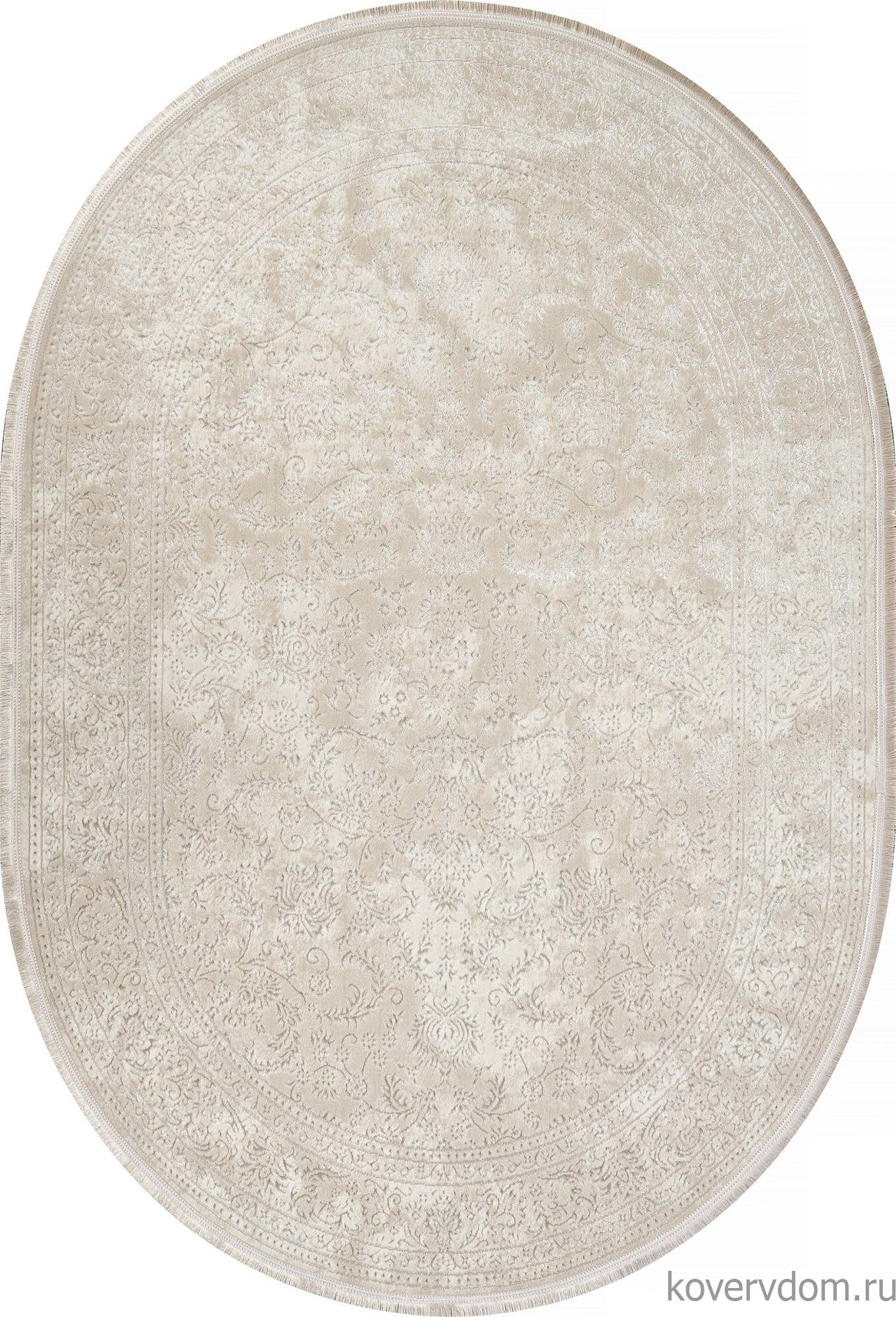 Ковер MIKONOS F568AF CREAM / CREAM Овал Ковер MIKONOS F568AF CREAM / CREAM Овал
