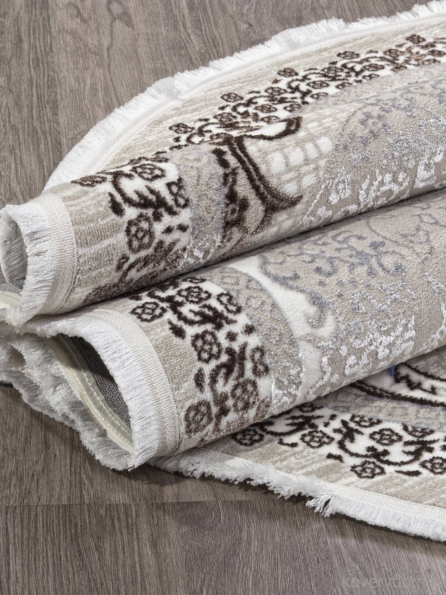 Ковер ALFANI Q010A BROWN FDY/CREAM SHRINK Овал Ковер ALFANI Q010A BROWN FDY/CREAM SHRINK Овал