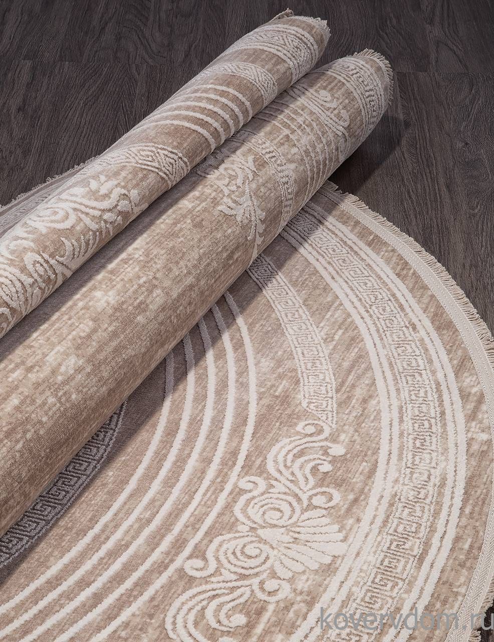 Ковер MILANO 21071Y D.BEIGE / CREAM Круг Ковер MILANO 21071Y D.BEIGE / CREAM Круг