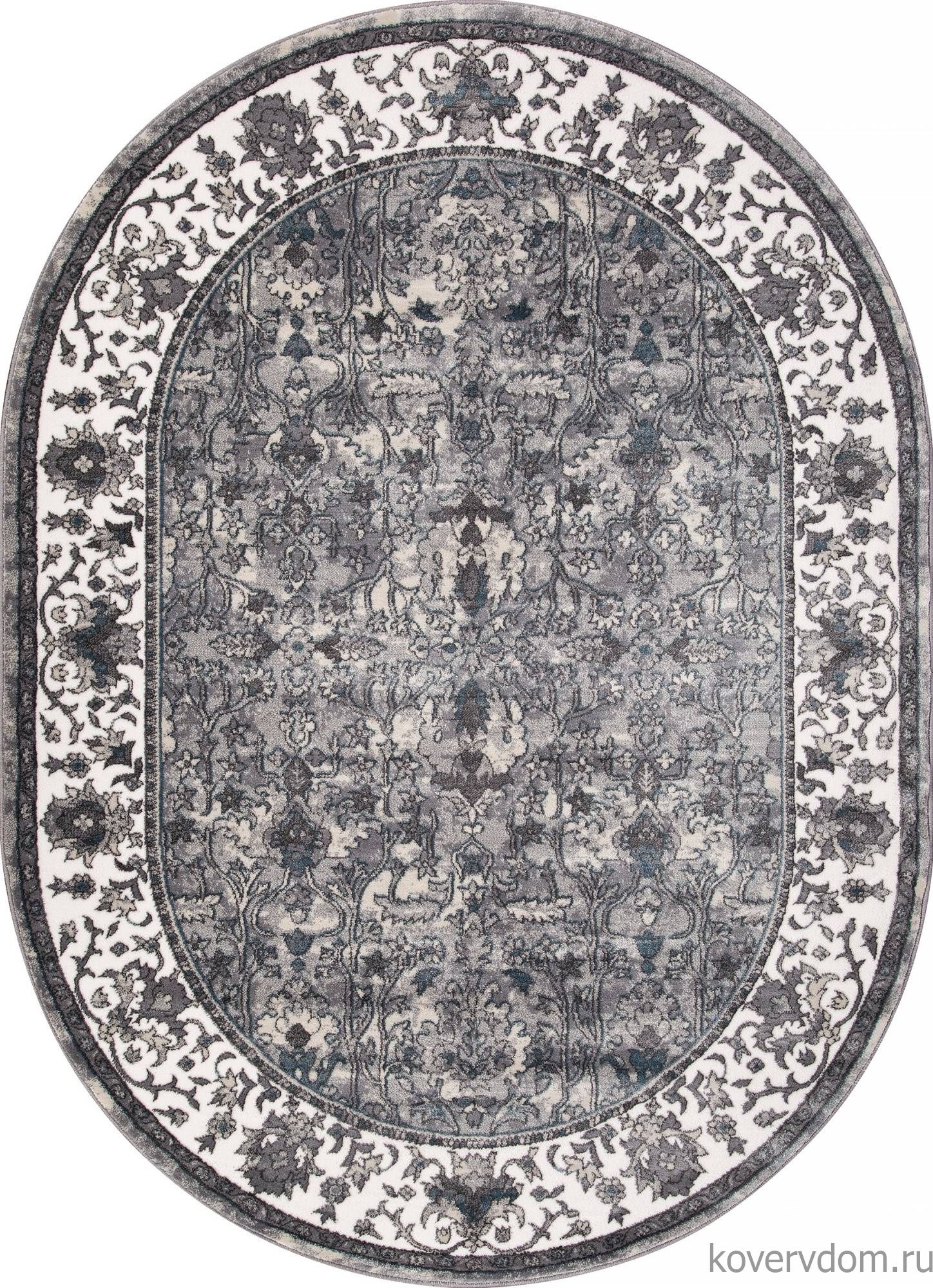 Ковер ATLANTIS D741 CREAM-GRAY Овал Ковер ATLANTIS D741 CREAM-GRAY Овал