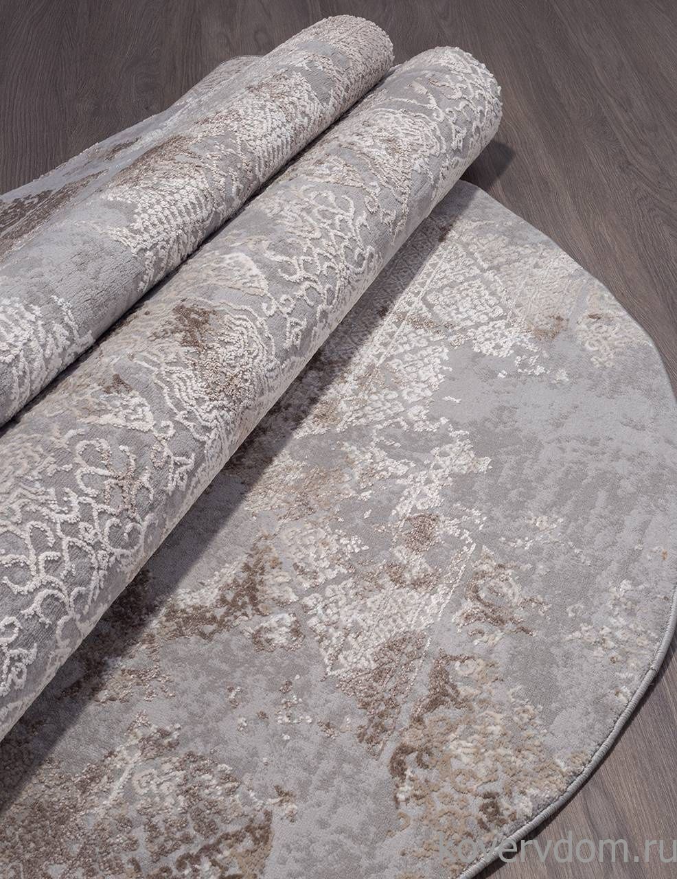 Ковер ARMINA 03851C GREY / BROWN Овал Ковер ARMINA 03851C GREY / BROWN Овал