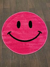 Круглый ковер в зал SMILE 2 NC19 PINK Круг