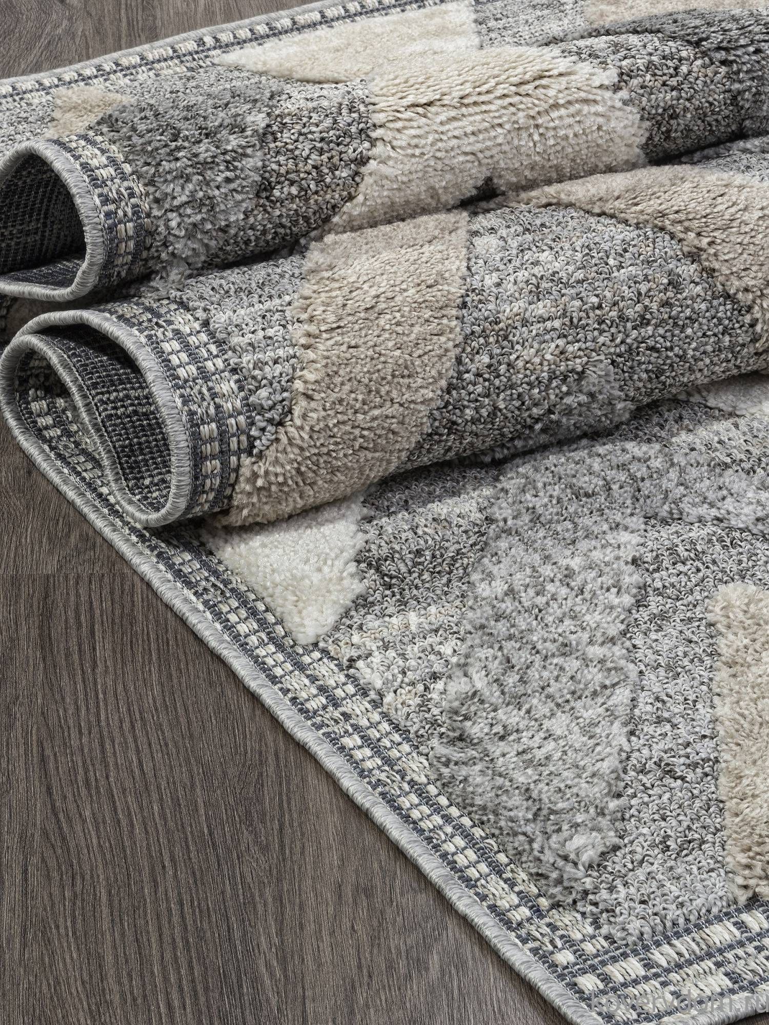 Ковер TUNIS 6606A WHITE / L.GRAY Ковер TUNIS 6606A WHITE / L.GRAY