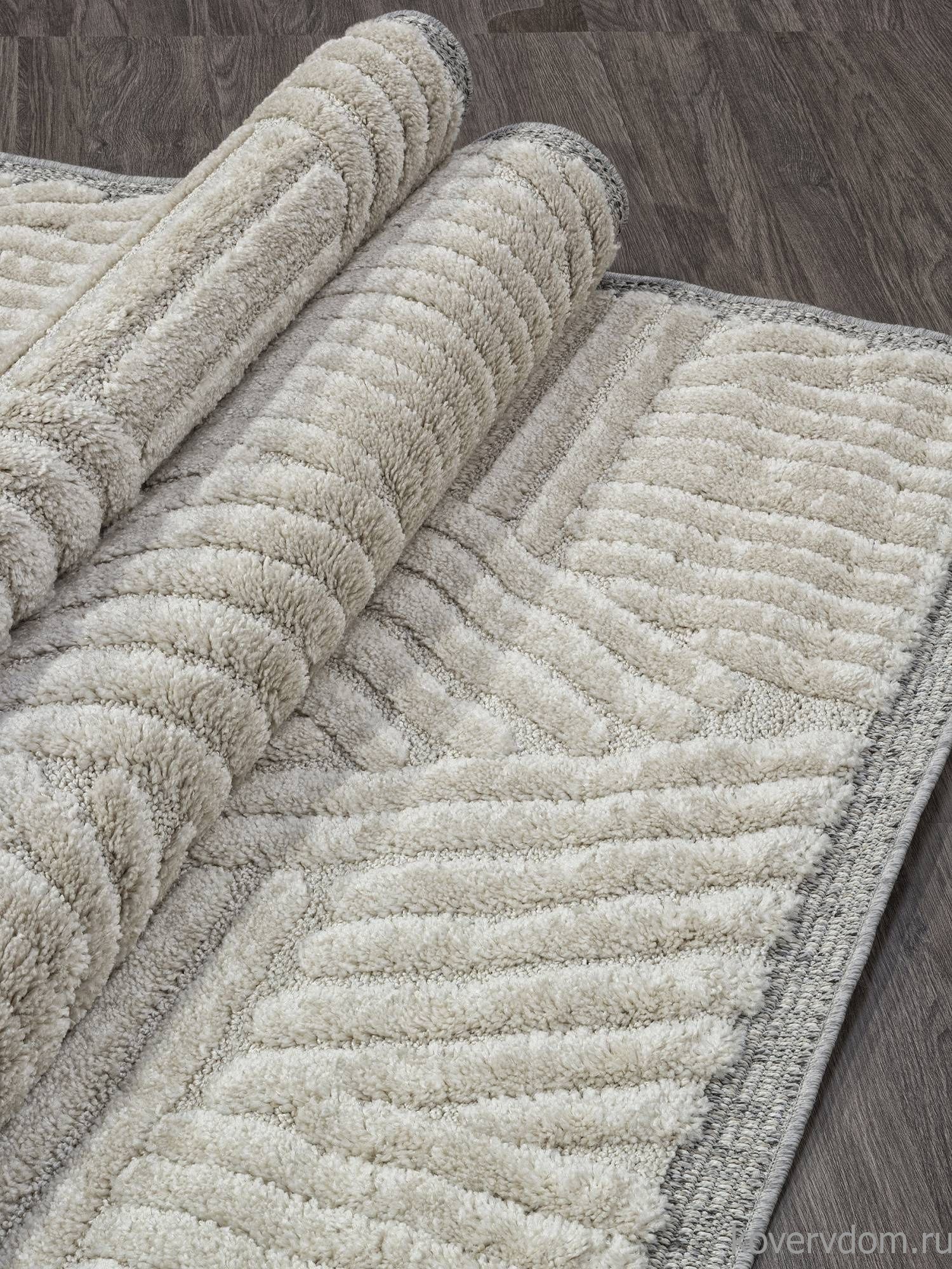 Ковер TUNIS 6607A WHITE / WHITE Ковер TUNIS 6607A WHITE / WHITE