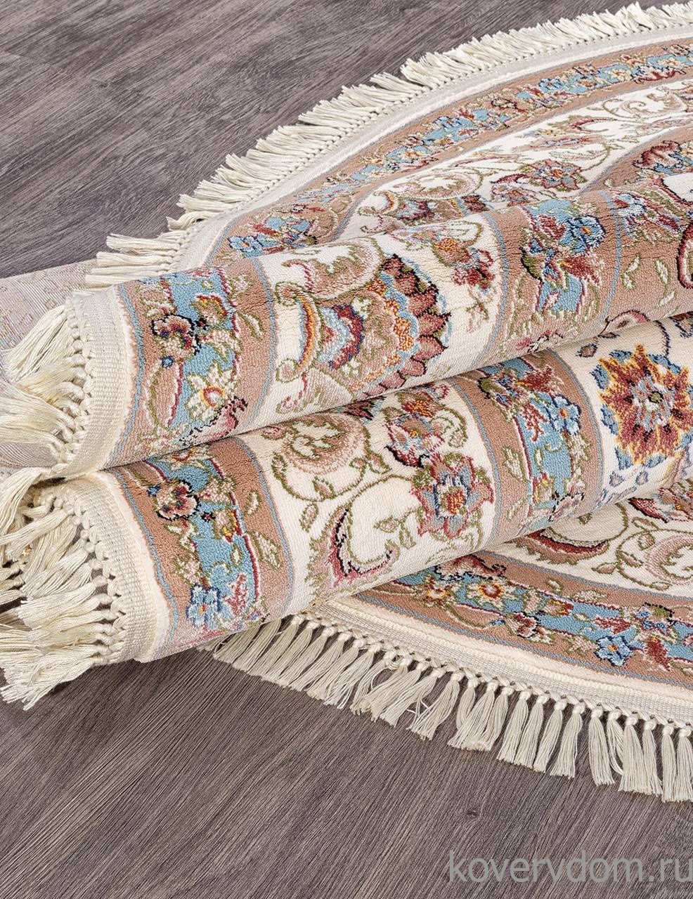 Ковер ARAVIA D158 CREAM-BLUE Овал Ковер ARAVIA D158 CREAM-BLUE Овал