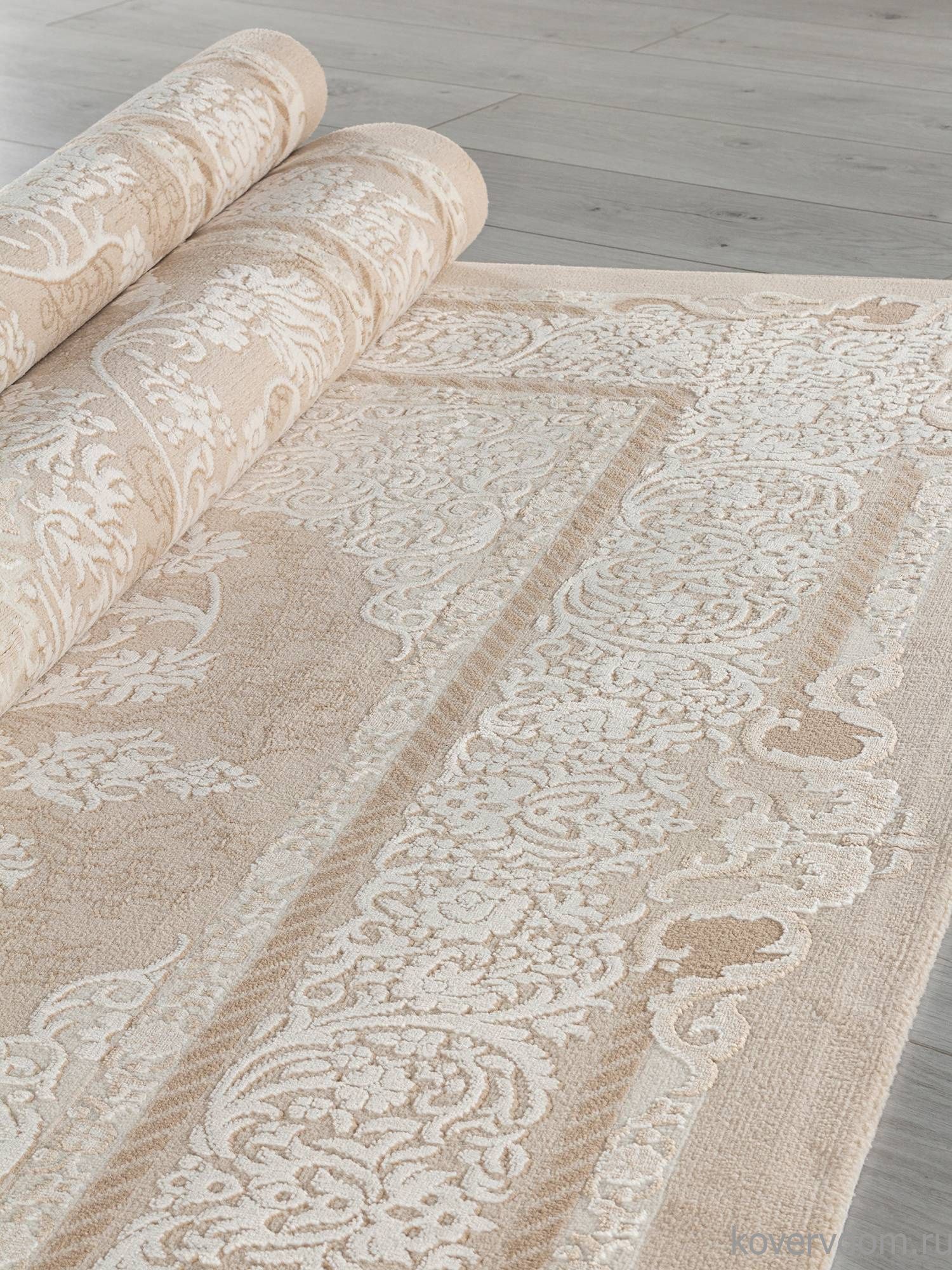 Ковер SIESTA M048A WHITE / LIGHT BEIGE Ковер SIESTA M048A WHITE / LIGHT BEIGE